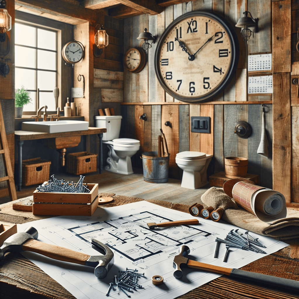 A beautifully remodeled small bathroom featuring custom tile work and bright lighting.