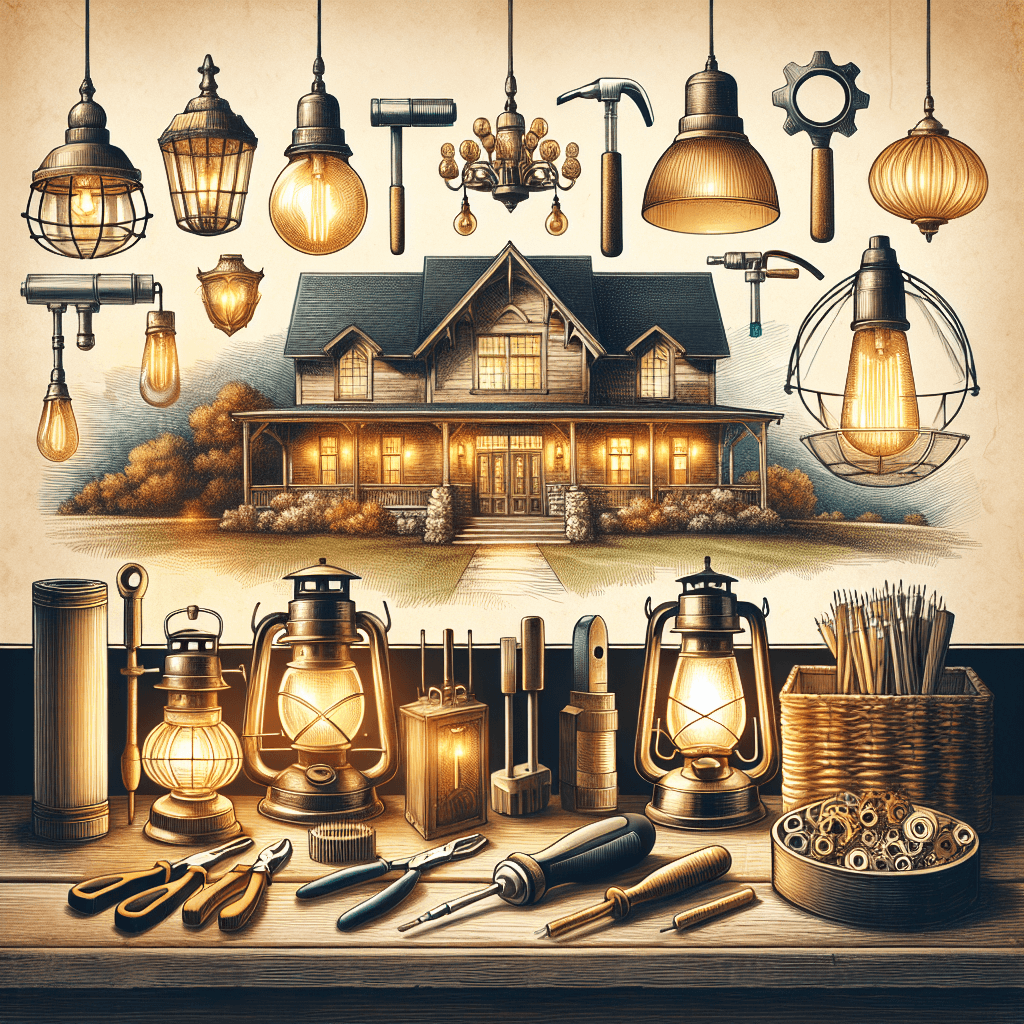 Modern home interior with various transformative lighting fixtures