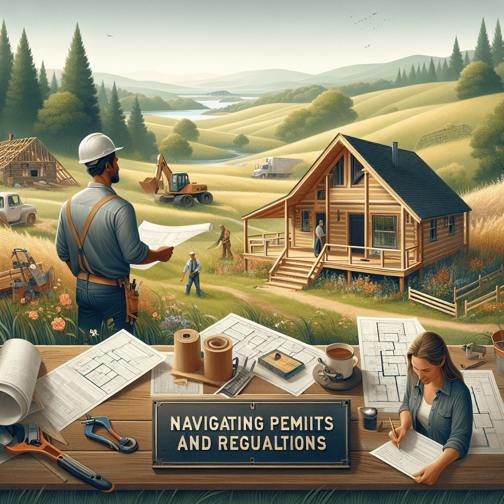 General contractor reviewing renovation plans and permits in Sheffield Village